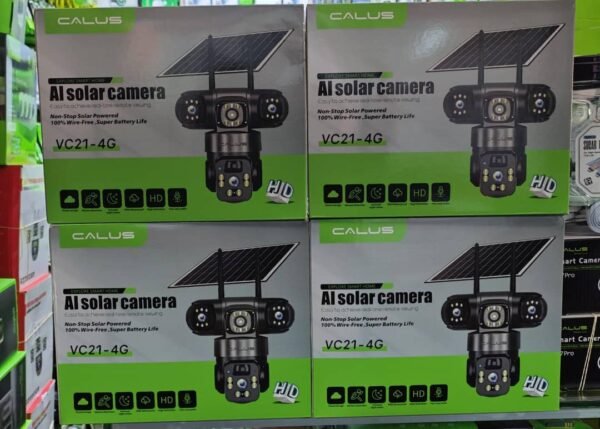 CAMERA SOLAIRE 3 OBJECTIFS AVEC PUCE 4G  VC 21 Sécurité 24H/24